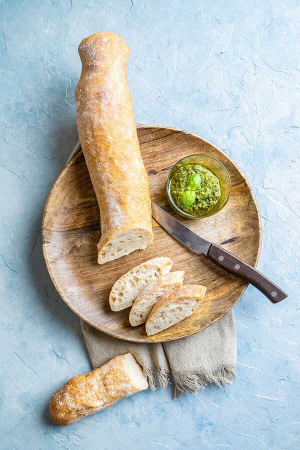 Ciabatta-leivän perusresepti