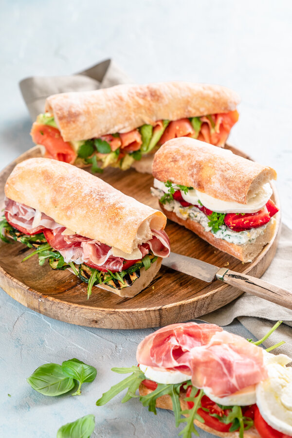 Ciabatta-voileivät